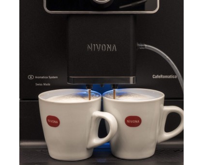 Кофемашина NIVONA CafeRomatica 2.2л, зерно + молоко, автомат.капучинатор, аторецептов - 9, черный