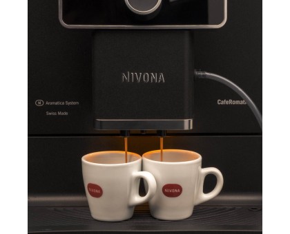 Кофемашина NIVONA CafeRomatica 2.2л, зерно + молоко, автомат.капучинатор, аторецептов - 9, черный