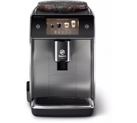 Кофемашина Saeco GranAroma Deluxe 1.8л, зерно + молоко, автомат.капучинатор, OLED диспл, авторецептов - 18, черный
