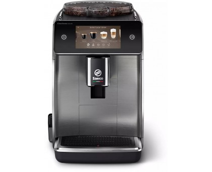 Кавомашина Saeco GranAroma Deluxe 1.8л, зерно + мелена, автомат.капучинатор, авторецептів - 18, чорний