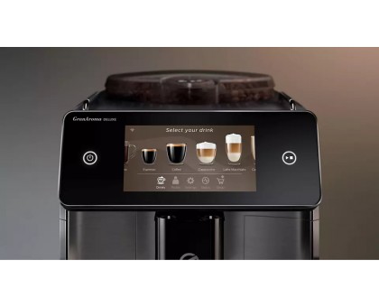 Кавомашина Saeco GranAroma Deluxe 1.8л, зерно + мелена, автомат.капучинатор, авторецептів - 18, чорний