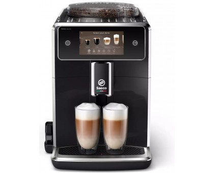 Кофемашина Saeco Xelsis Deluxe 1.7л, зерно + молоко, автомат.капучинатор, авторецептов - 22, черный