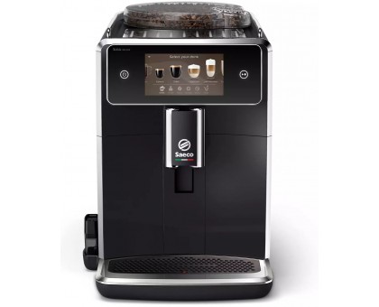 Кофемашина Saeco Xelsis Deluxe 1.7л, зерно + молоко, автомат.капучинатор, авторецептов - 22, черный