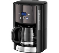 Кофеварка Russell Hobbs капельная  Matte Black, 1.8л, молотый, LED-дисплей, черный