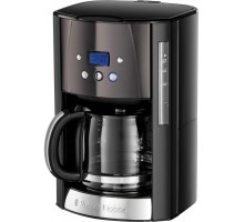 Кофеварка Russell Hobbs капельная  Matte Black, 1.8л, молотый, LED-дисплей, черный