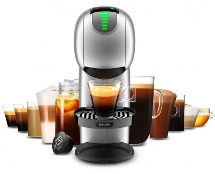 Кофеварка Krups капсульная Dolce Gusto Genio S Touch 0.8л, капсулы, сенсорное управление, серебристый Кофеварка Krups капсульная Dolce Gusto Genio S Touch 0.8л, капсулы, сенсорное управление, серебристый