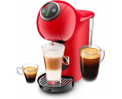 Кофеварка Krups капсульная Dolce Gusto Genio S Plus 0.8л, капсулы, сенсорное управление, красный Кофеварка Krups капсульная Dolce Gusto Genio S Plus 0.8л, капсулы, сенсорное управление, красный