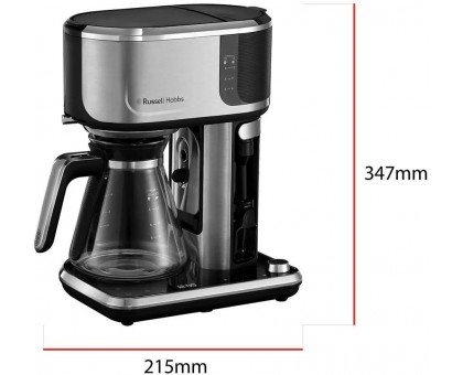 Кофеварка Russell Hobbs капельная Attentiv Coffee Bar 1.5л, молотый, LED-дисплей, черно-металл Кофеварка Russell Hobbs капельная Attentiv Coffee Bar 1.5л, молотый, LED-дисплей, черно-металл