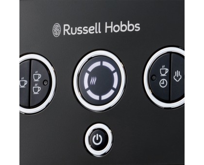 Кофеварка Russell Hobbs рожковая Distinctions 1.1л, молотый + чалды, черно-серебристый Кофеварка Russell Hobbs рожковая Distinctions 1.1л, молотый + чалды, черно-серебристый