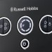 Кофеварка Russell Hobbs рожковая Distinctions 1.1л, молотый + чалды, черно-серебристый