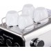 Кофеварка Russell Hobbs рожковая Distinctions 1.1л, молотый + чалды, черно-серебристый