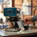 Кофеварка Russell Hobbs рожковая Distinctions Ocean 1.1л, молотый + чалды, сине-серебристый