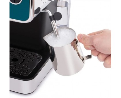 Кофеварка Russell Hobbs рожковая Distinctions Ocean 1.1л, молотый + чалды, сине-серебристый Кофеварка Russell Hobbs рожковая Distinctions Ocean 1.1л, молотый + чалды, сине-серебристый