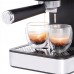 Кофеварка Russell Hobbs рожковая Distinctions Ocean 1.1л, молотый + чалды, сине-серебристый