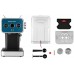 Кофеварка Russell Hobbs рожковая Distinctions Ocean 1.1л, молотый + чалды, сине-серебристый
