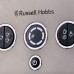 Кофеварка Russell Hobbs рожковая Distinctions Titanium 1.1л, молотый + чалды, серебристый