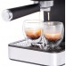 Кофеварка Russell Hobbs рожковая Distinctions Titanium 1.1л, молотый + чалды, серебристый