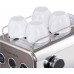 Кофеварка Russell Hobbs рожковая Distinctions Titanium 1.1л, молотый + чалды, серебристый