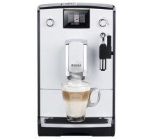 Кавомашина Nivona CafeRomatica 2.2л, зерно + мелена, ручний капучинатор, авторецептів - 5, сіро - чорний