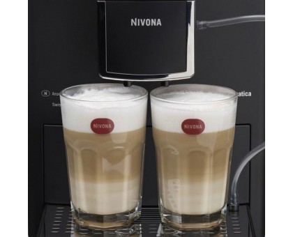 Кофемашина Nivona CafeRomatica 2.2л, зерно + молоко, авторецептов - 5, черный