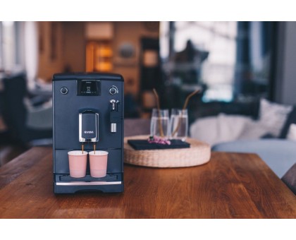 Кофемашина Nivona CafeRomatica 2.2л, зерно + молоко, авторецептов - 5, черный