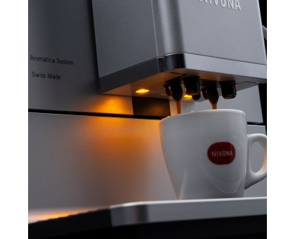 Кавомашина Nivona CafeRomatica 2.2л, зерно + мелена, автомат.капучинатор, авторецептів - 9, чорно - срібний Кавомашина Nivona CafeRomatica 2.2л, зерно + мелена, автомат.капучинатор, авторецептів - 9, чорно - срібний