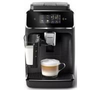 Кофемашина Philips Series 2300 1.8л, зерно + молоко, автомат.капучинатор, сенсорное управл., черный