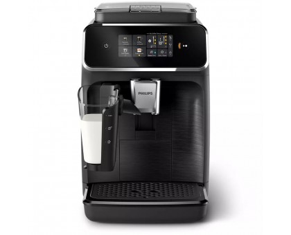 Кофемашина Philips Series 2300 1.8л, зерно + молоко, автомат.капучинатор, сенсорное управл., черный