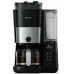 Кофеварка Philips капельная All-in-1 Brew 1.25л, зерно + молотый, дисплей, подогрев кофейника, кофемолка, черный