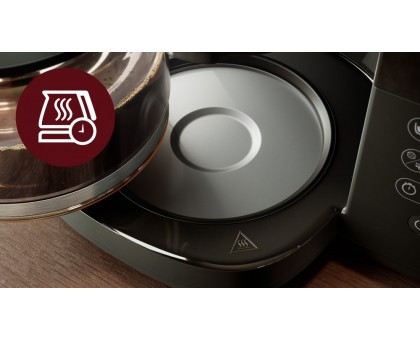 Кофеварка Philips капельная All-in-1 Brew 1.25л, зерно + молотый, дисплей, подогрев кофейника, кофемолка, черный Кофеварка Philips капельная All-in-1 Brew 1.25л, зерно + молотый, дисплей, подогрев кофейника, кофемолка, черный