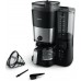 Кофеварка Philips капельная All-in-1 Brew 1.25л, зерно + молотый, дисплей, подогрев кофейника, кофемолка, черный