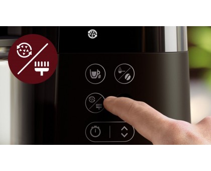 Кофеварка Philips капельная All-in-1 Brew 1.25л, зерно + молотый, дисплей, подогрев кофейника, кофемолка, черный Кофеварка Philips капельная All-in-1 Brew 1.25л, зерно + молотый, дисплей, подогрев кофейника, кофемолка, черный