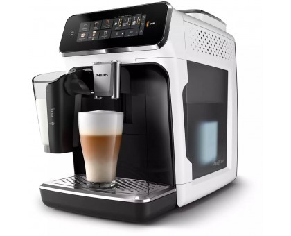 Кофемашина Philips Series 3300 1.8л, зерно + молоко, автомат.капучинатор, дисплей, авторецептов - 6, белый