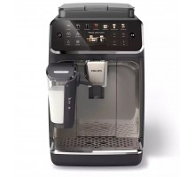 Кавомашина Philips Series 4400 LatteGo, 1.8л, зерно+мелена, автомат.капуч, дисплей, авторецептів -12, чорний