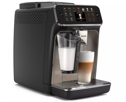 Кофемашина Philips Series 4400 LatteGo, 1.8л, зерно+мол., автомат.капуч, дисплей, авторецептов -12, черный