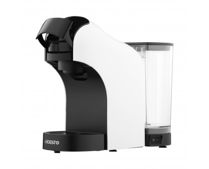 Кавоварка Ardesto капсульна, 0.8л, капсули Nespresso, Nescafe Dolce Gusto, мелена кава, сенсорне керування, білий Кавоварка Ardesto капсульна, 0.8л, капсули Nespresso, Nescafe Dolce Gusto, мелена кава, сенсорне керування, білий