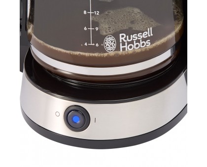 Кавоварка Russell Hobbs Heaton, 1.25л, мелена, чорно-срібний