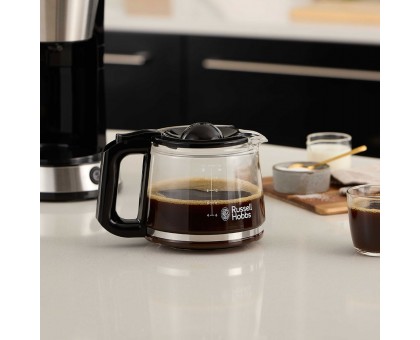Кавоварка Russell Hobbs Heaton, 1.25л, мелена, чорно-срібний