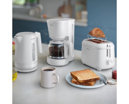 Кавоварка Philips крапельна 3000 Series, 1.38л, мелена, підтримка температури, білий Кавоварка Philips крапельна 3000 Series, 1.38л, мелена, підтримка температури, білий