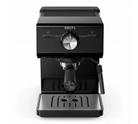 Кавоварка Krups ріжкова Authentic C50 2л, мелена, ручний капучинатор, 15 бар, чорний