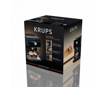 Кофеварка Krups рожковая Authentic C50 2л, молотый, 15 бар, черный