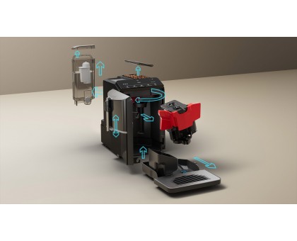 Кофемашина Siemens, 1.4л, черный