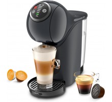 Кавоварка Krups капсульна Dolce Gusto Genio S Plus 0.8л, капсули, сенcорне керування, темно-сірий