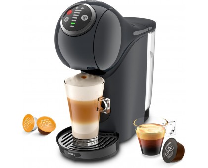 Кавоварка Krups капсульна Dolce Gusto Genio S Plus 0.8л, капсули, сенcорне керування, темно-сірий Кавоварка Krups капсульна Dolce Gusto Genio S Plus 0.8л, капсули, сенcорне керування, темно-сірий