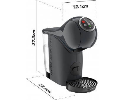 Кавоварка Krups капсульна Dolce Gusto Genio S Plus 0.8л, капсули, сенcорне керування, темно-сірий Кавоварка Krups капсульна Dolce Gusto Genio S Plus 0.8л, капсули, сенcорне керування, темно-сірий