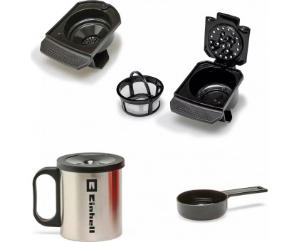 Кофемашина аккумуляторная Einhell TE-CF 18 Li-Solo PXC 18В 240мл 80°С 1.2кг без АКБ и ЗП