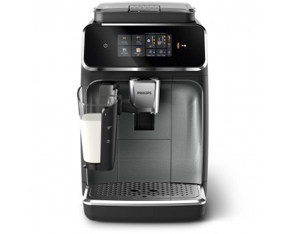 Кофемашина Philips Series 2300 LatteGo, 1.8л, зерно+мол., автомат.капуч, дисплей, авторецептов -4, черный