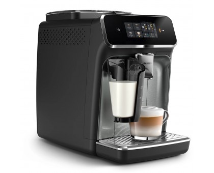 Кофемашина Philips Series 2300 LatteGo, 1.8л, зерно+мол., автомат.капуч, дисплей, авторецептов -4, черный