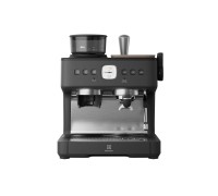 Кофеварка Electrolux рожоковая , 3л, зерно+мол., ручной капуч, кофемолка, подача гар.воды, подогрев чашек, черный