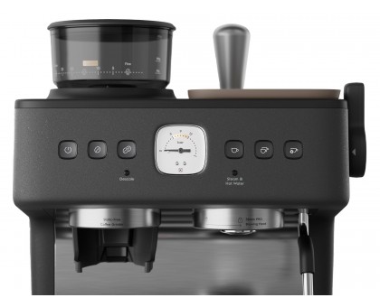 Кофеварка Electrolux рожоковая , 3л, зерно+мол., ручной капуч, кофемолка, подача гар.воды, подогрев чашек, черный